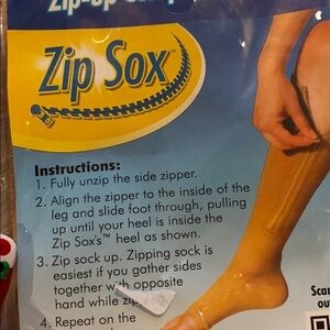 New without tags Zip Socks